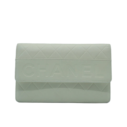 Chanel	Lax Flap Wallet On Chain Small White SHW