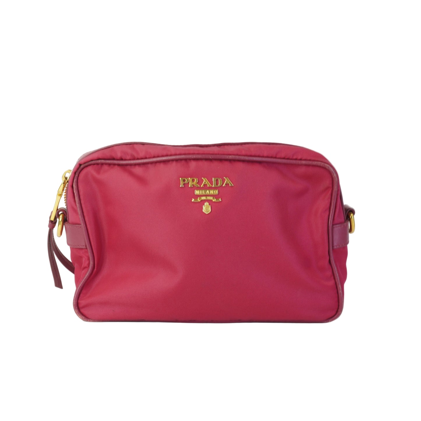 Prada Nylon Pink GHW Small