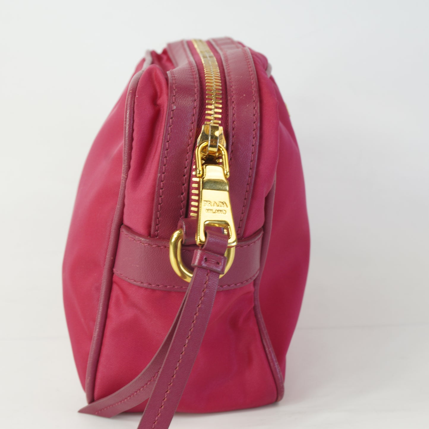 Prada Nylon Pink GHW Small