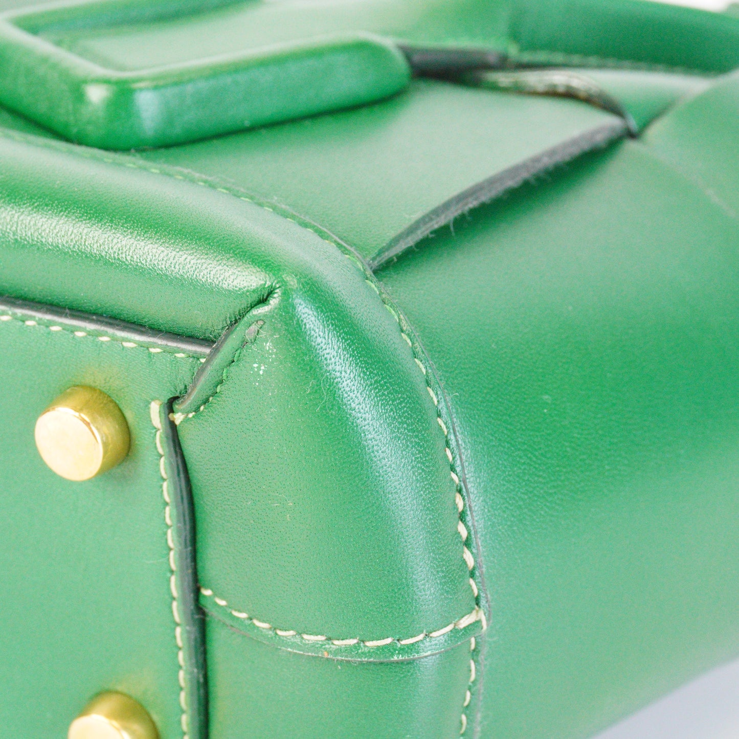 Bottega Veneta Mini Arko Tote Green
