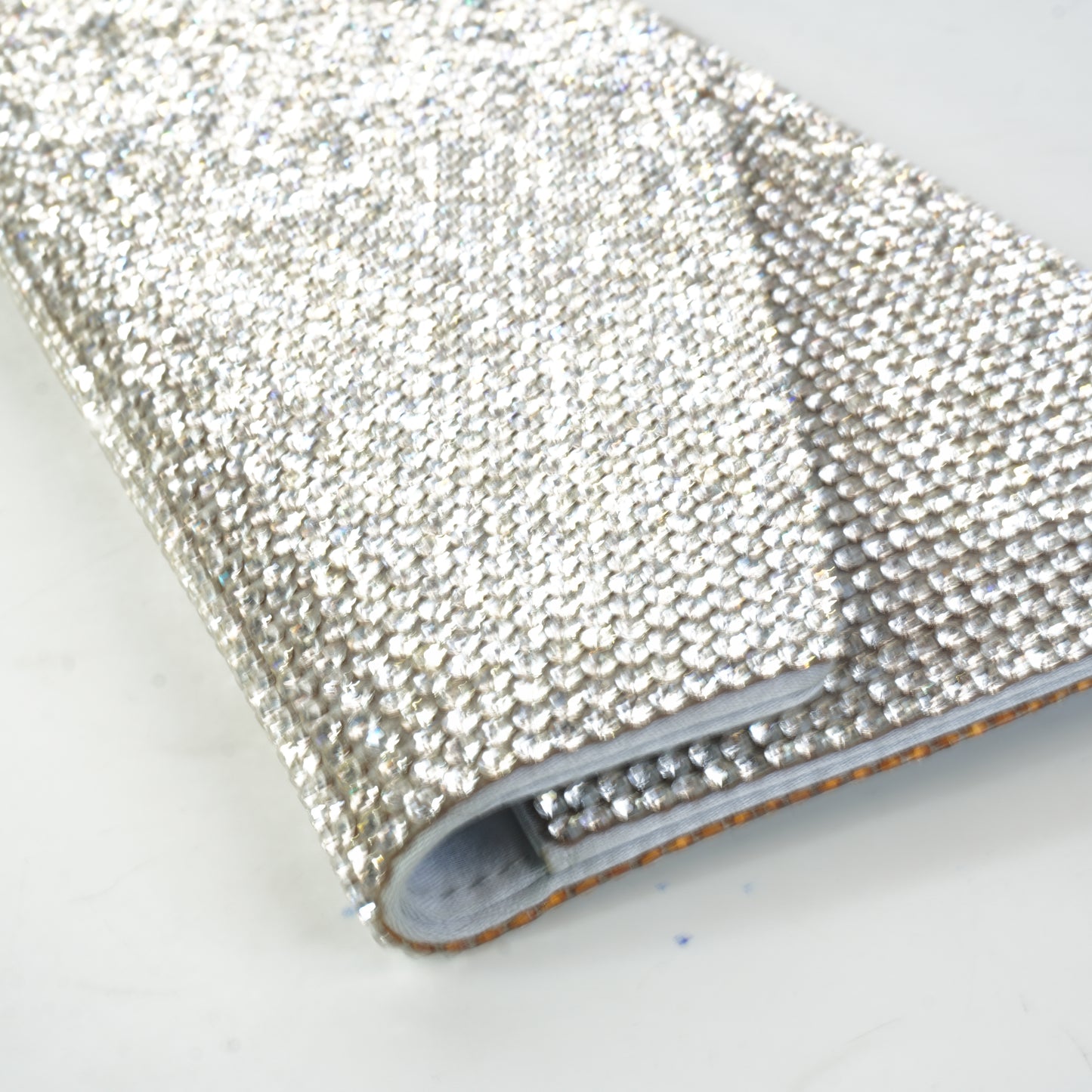 Judith Lieber	Silver Rhinestone Clutch