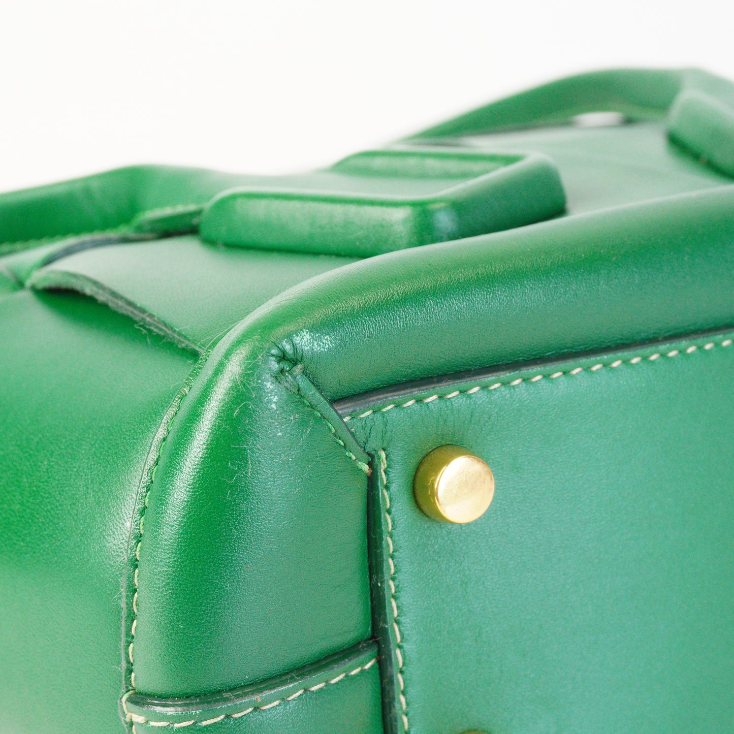 Bottega Veneta Mini Arko Tote Green