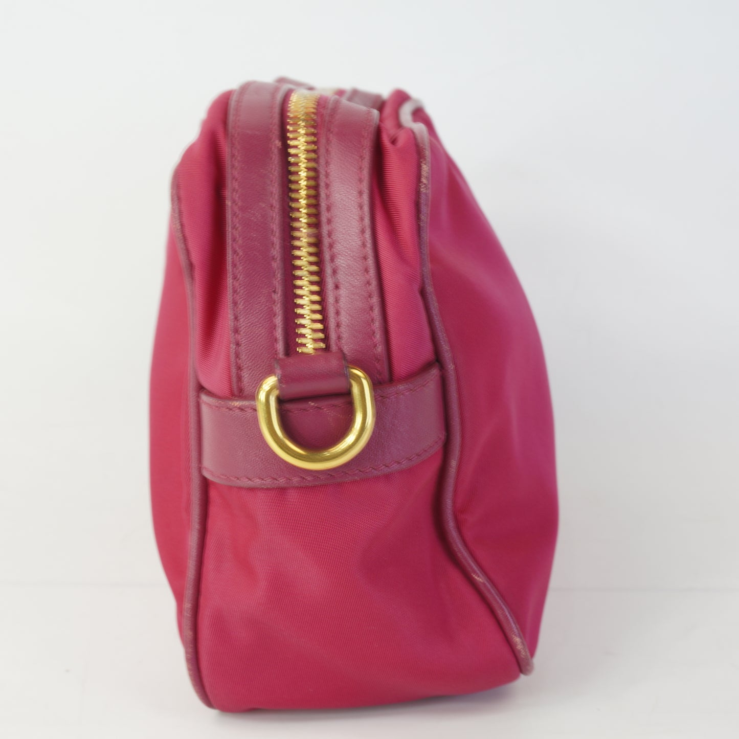 Prada Nylon Pink GHW Small