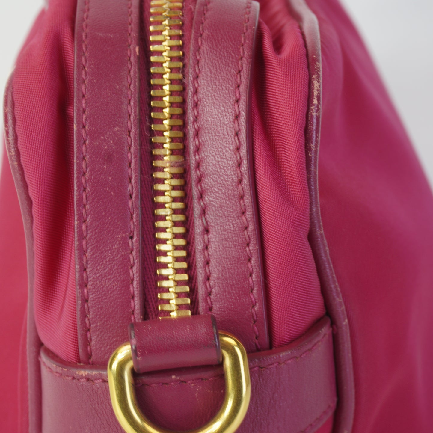 Prada Nylon Pink GHW Small