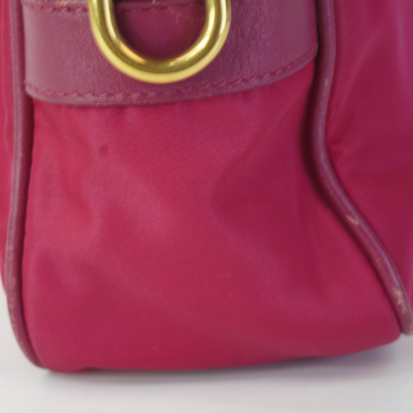 Prada Nylon Pink GHW Small