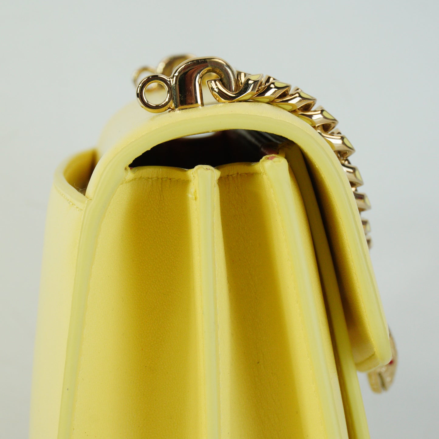 Bulgari Serpenti Forever Shoulder Bag Small Yellow GHW