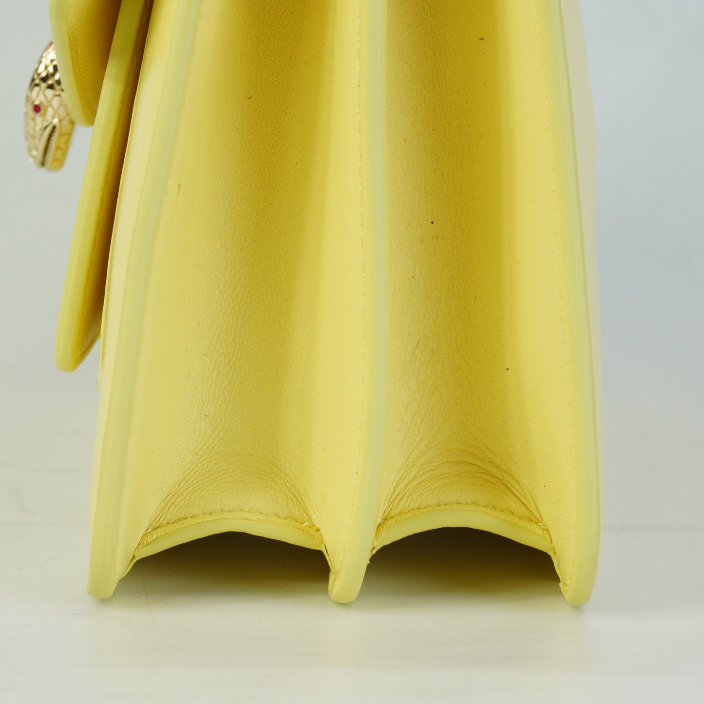 Bulgari Serpenti Forever Shoulder Bag Small Yellow GHW