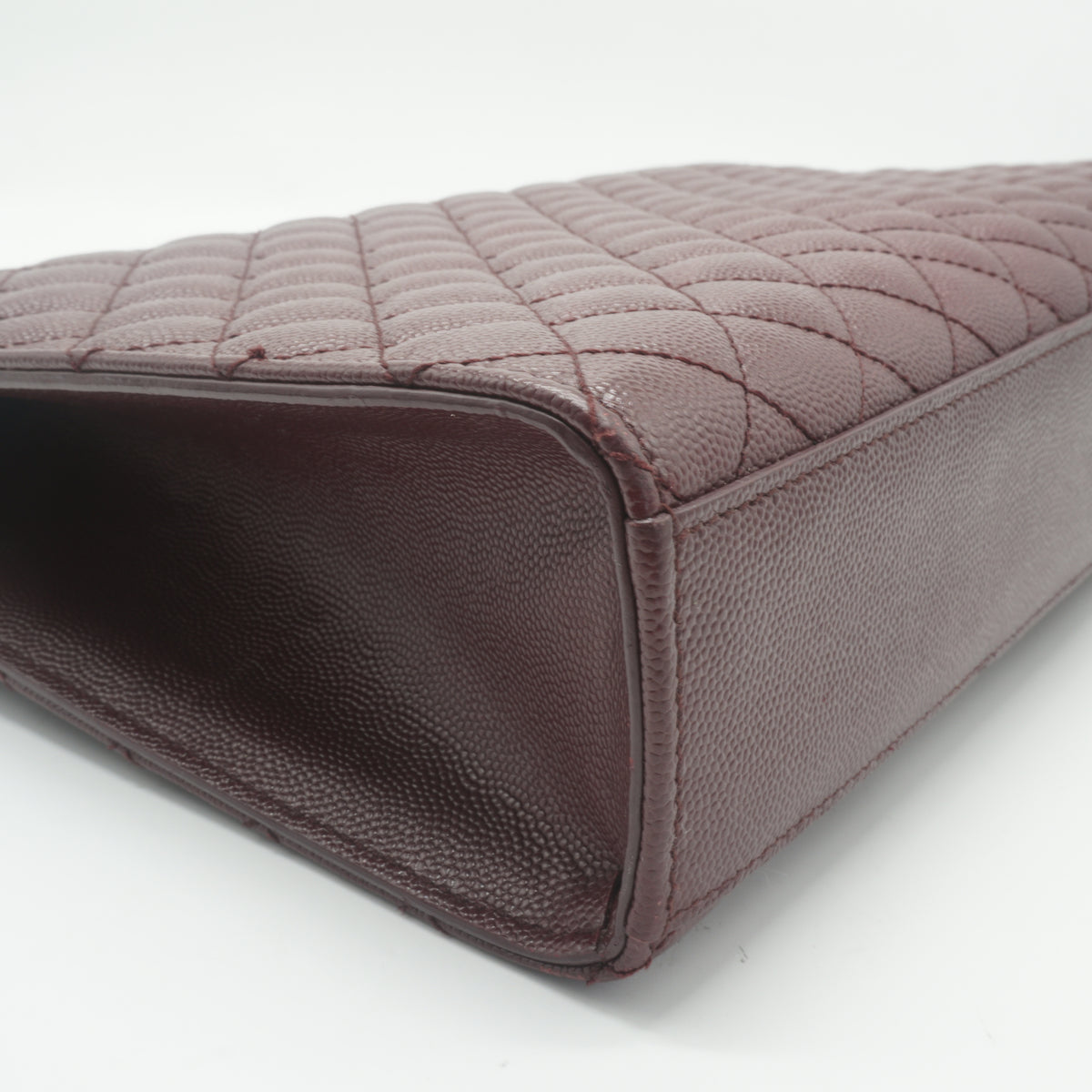 YSL	Envelope Burgundy Medium GHW
