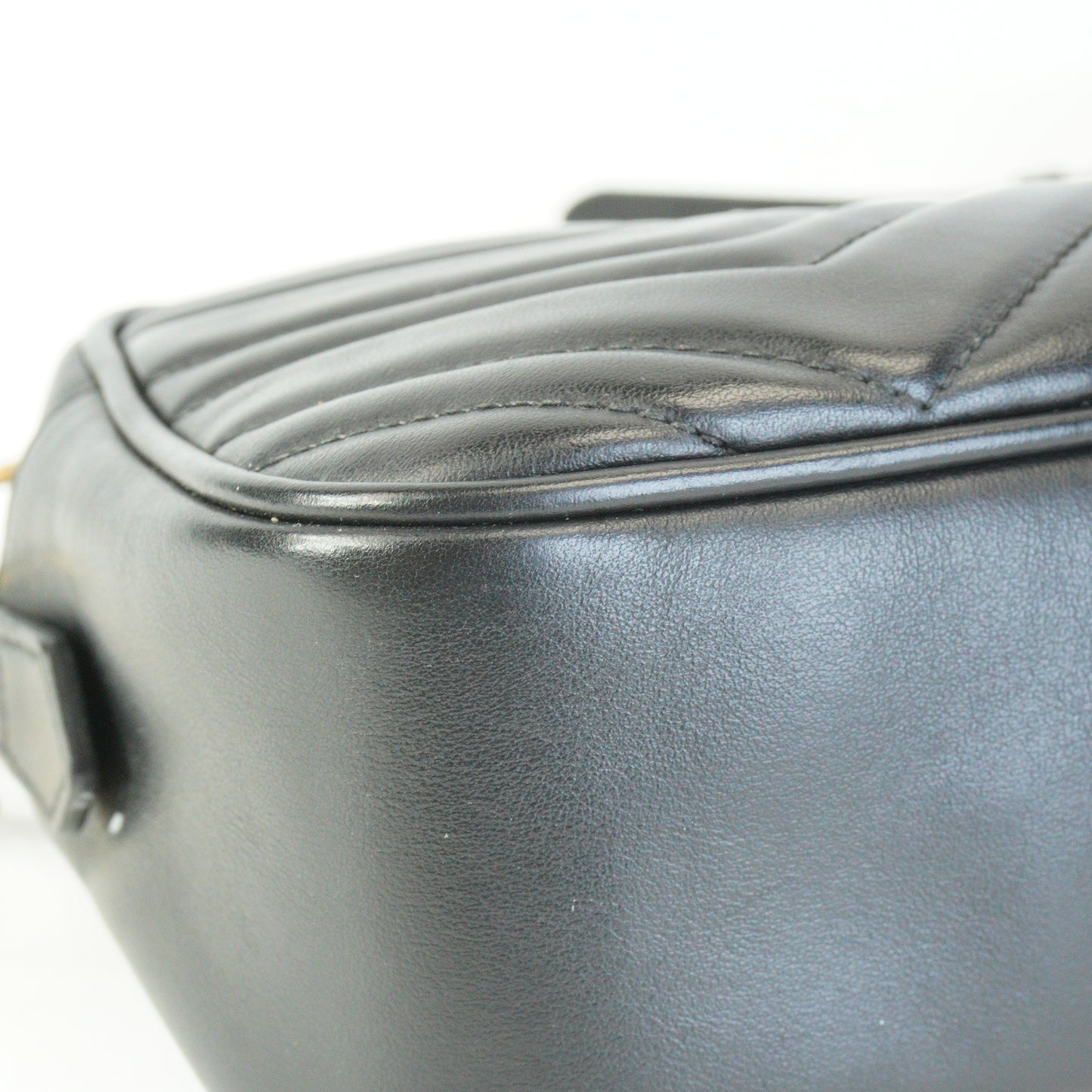 Gucci  GG Marmont Small Camera Bag Black GHW