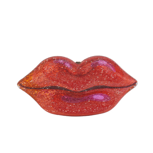 Judith Lieber	Hot Lips Crystal Clutch