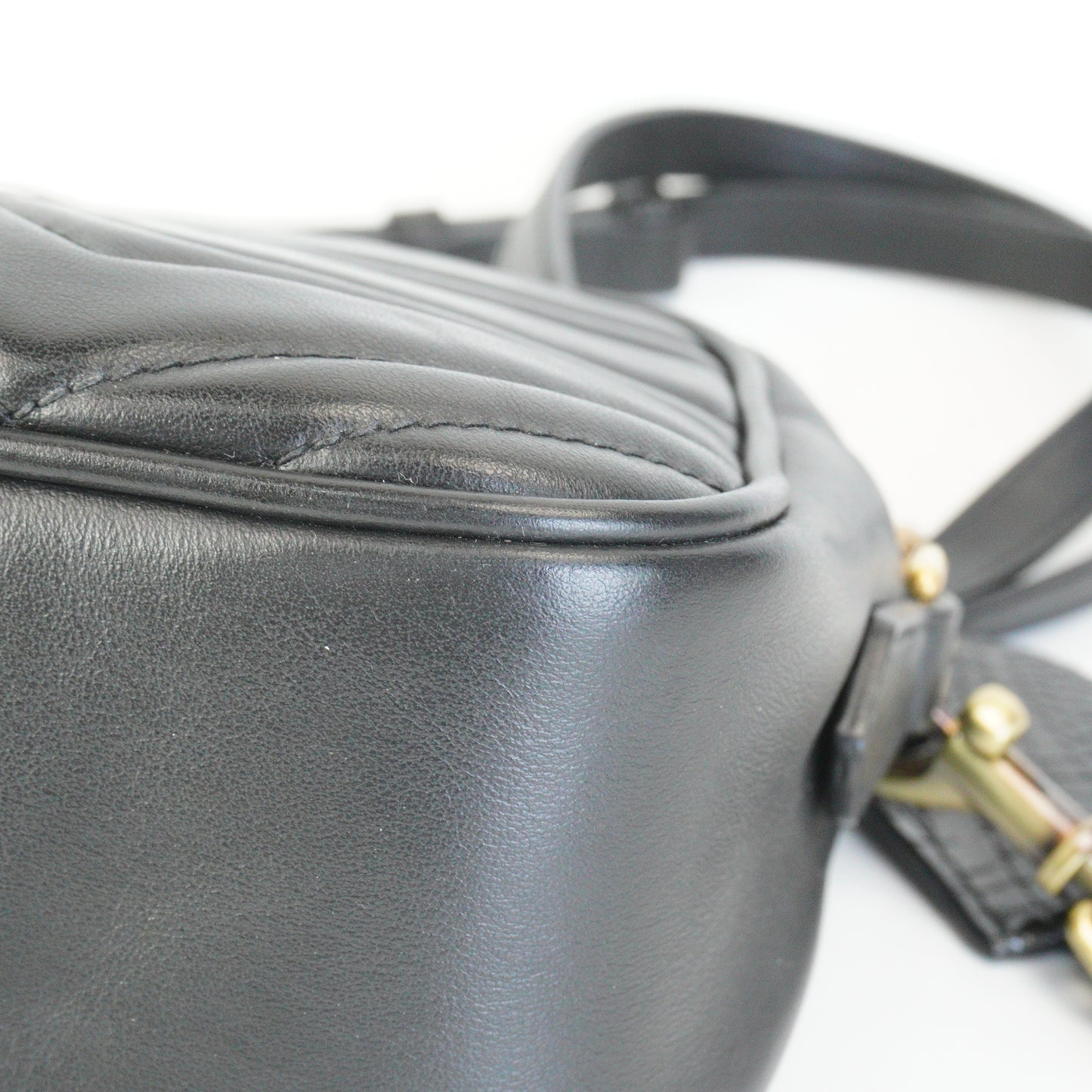 Gucci  GG Marmont Small Camera Bag Black GHW
