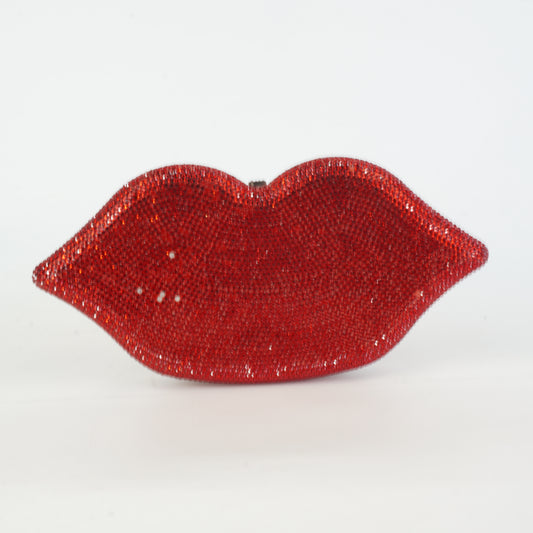 Judith Lieber	Hot Lips Crystal Clutch