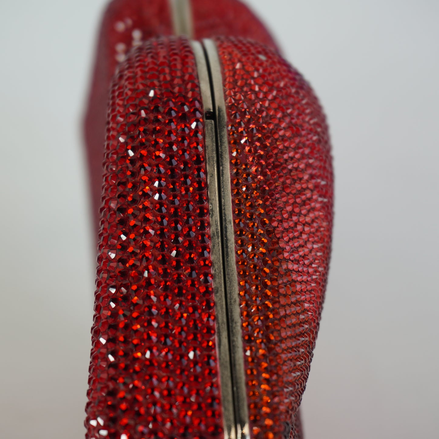 Judith Lieber	Hot Lips Crystal Clutch