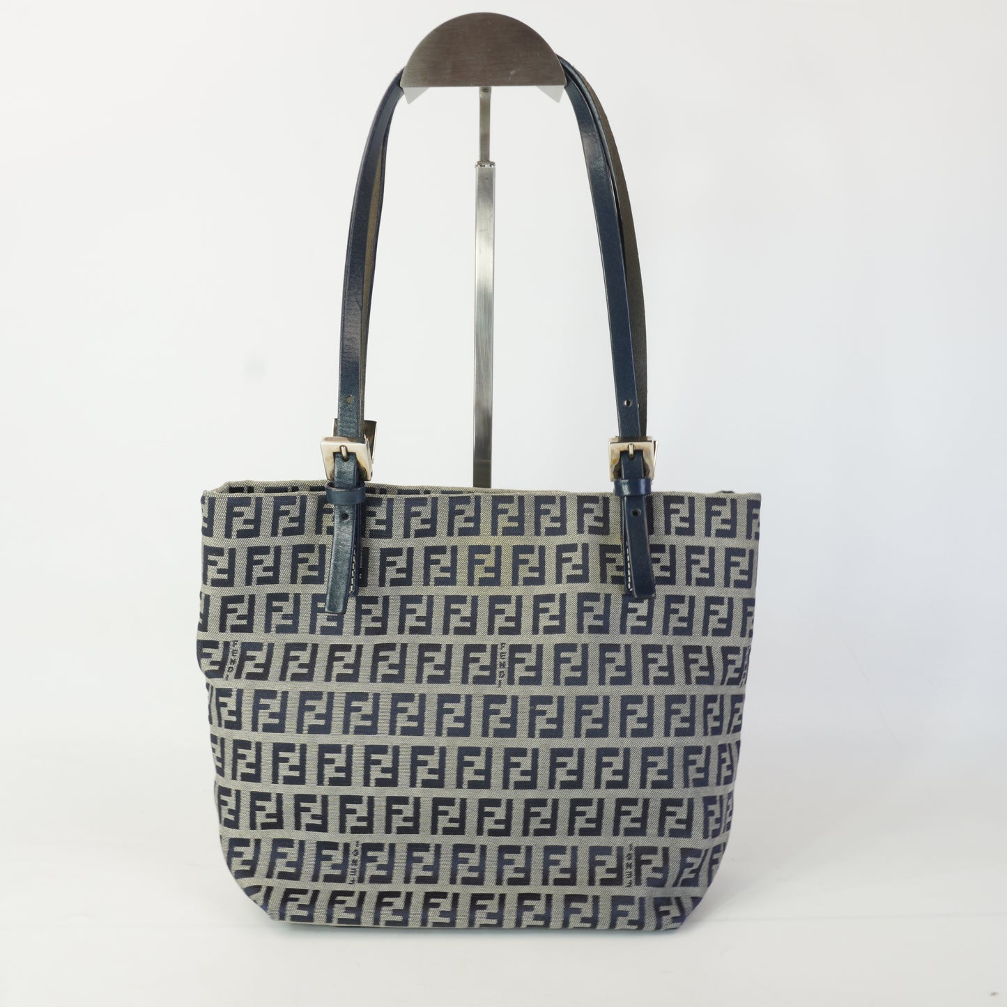 Fendi Zucchino Monogram Shopper Tote Small