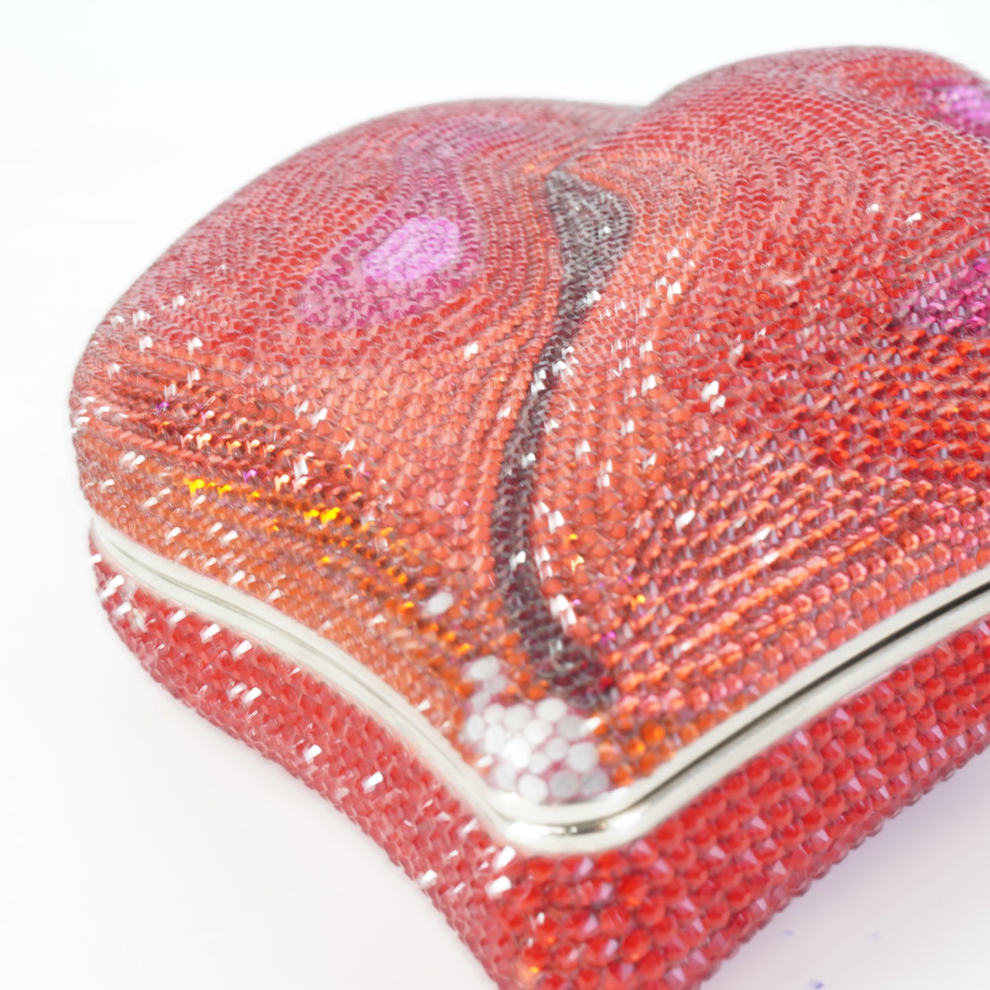 Judith Lieber	Hot Lips Crystal Clutch
