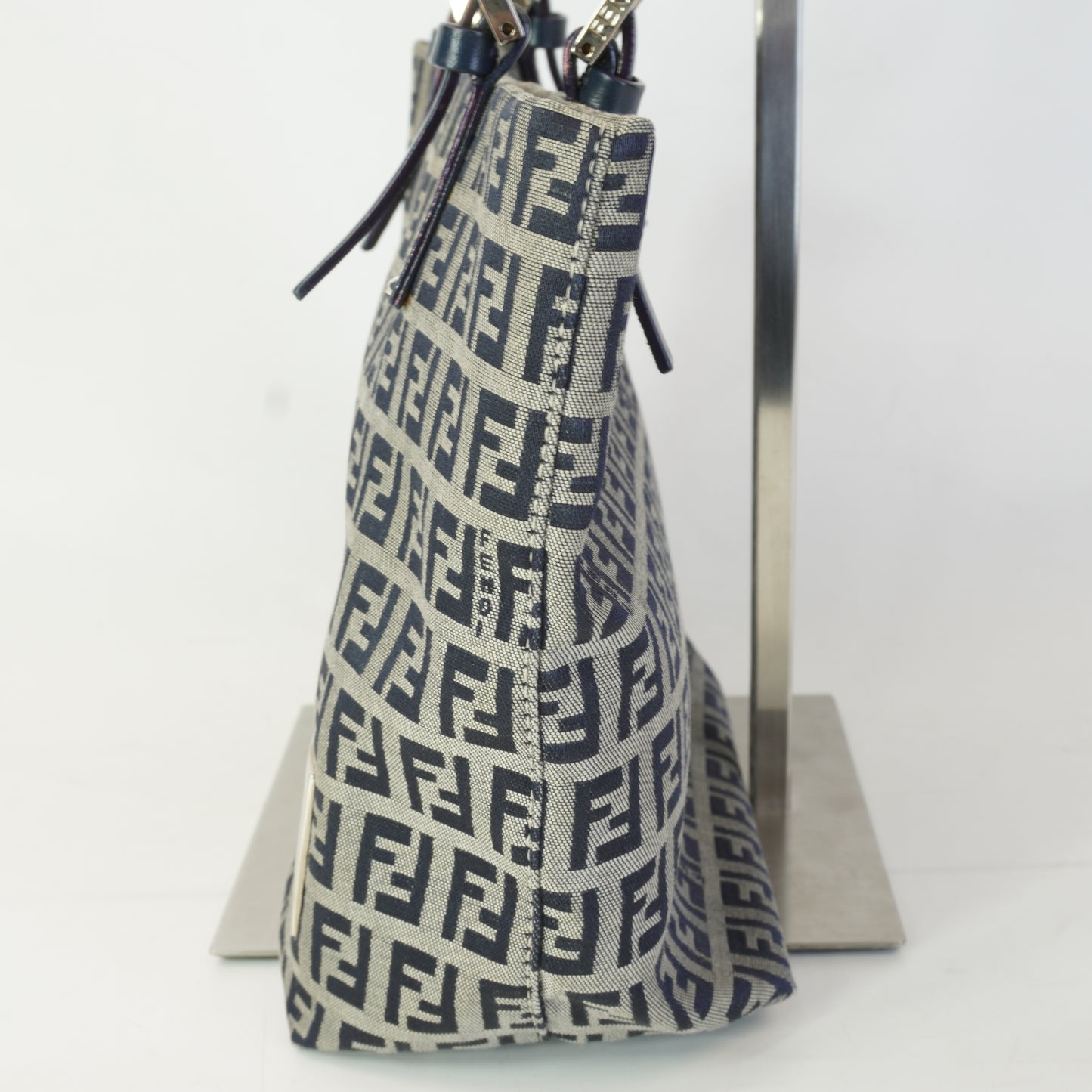 Fendi Zucchino Monogram Shopper Tote Small