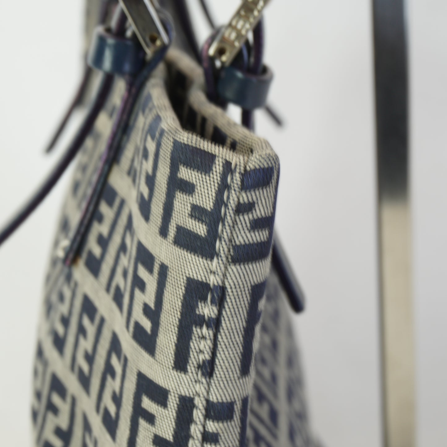 Fendi Zucchino Monogram Shopper Tote Small