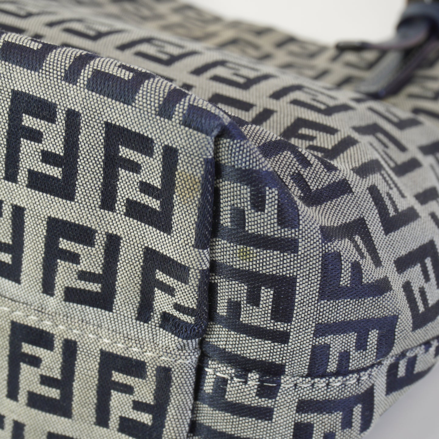 Fendi Zucchino Monogram Shopper Tote Small