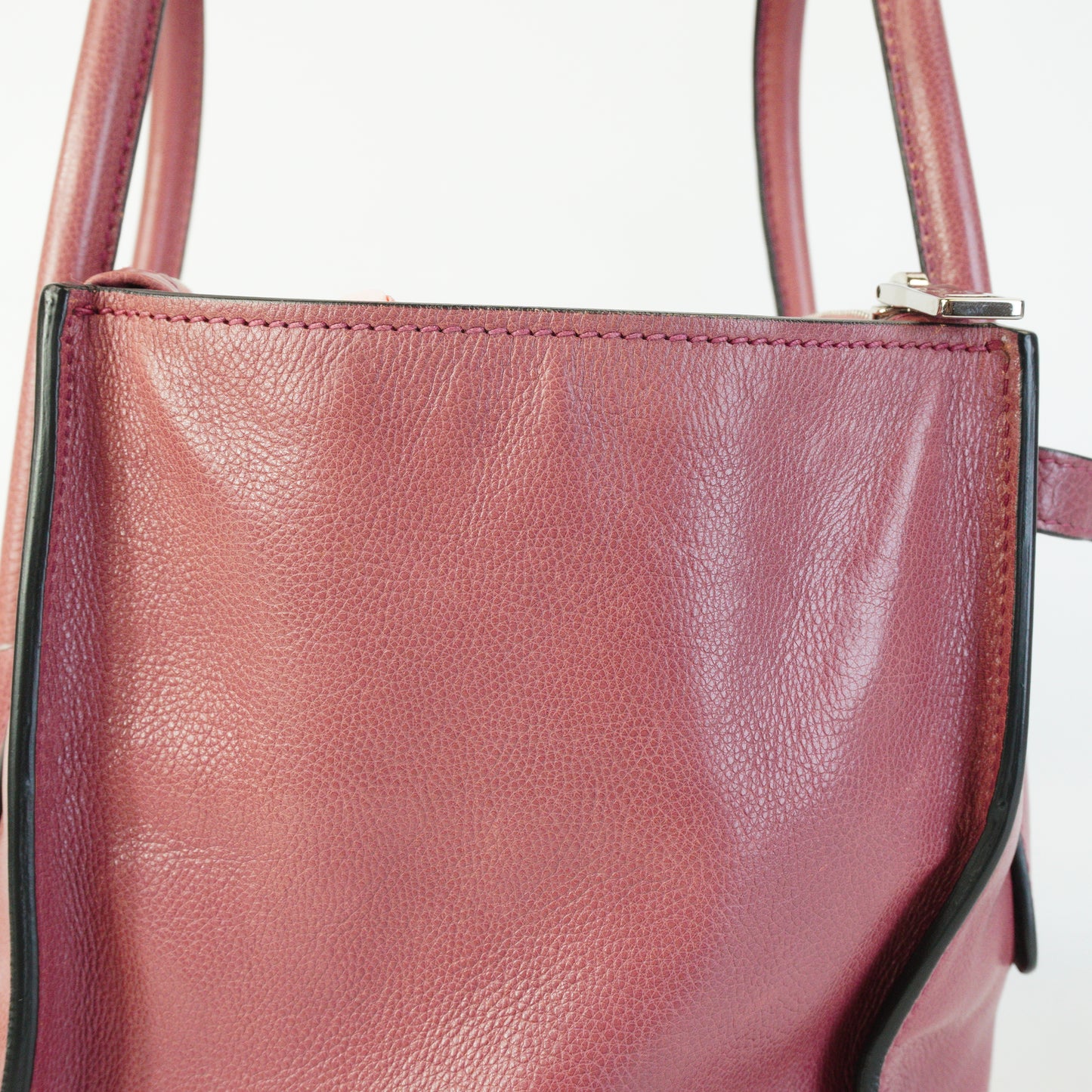 Prada	Twin Pocket Tote Large Pink Rose SHW