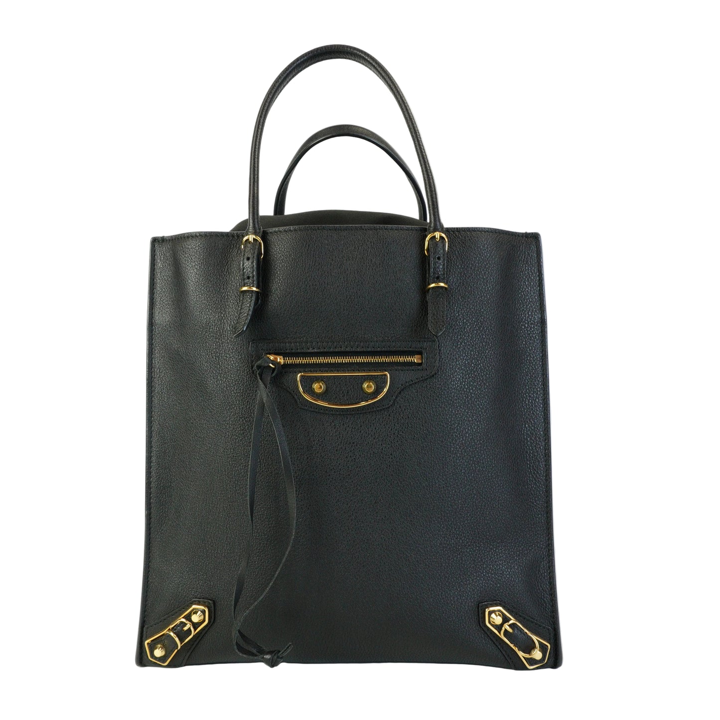 Balenciaga Papier Tote Bag Large Black GHW
