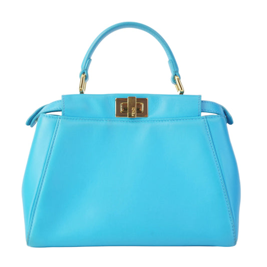 Fendi Peekaboo Mini Sky Blue