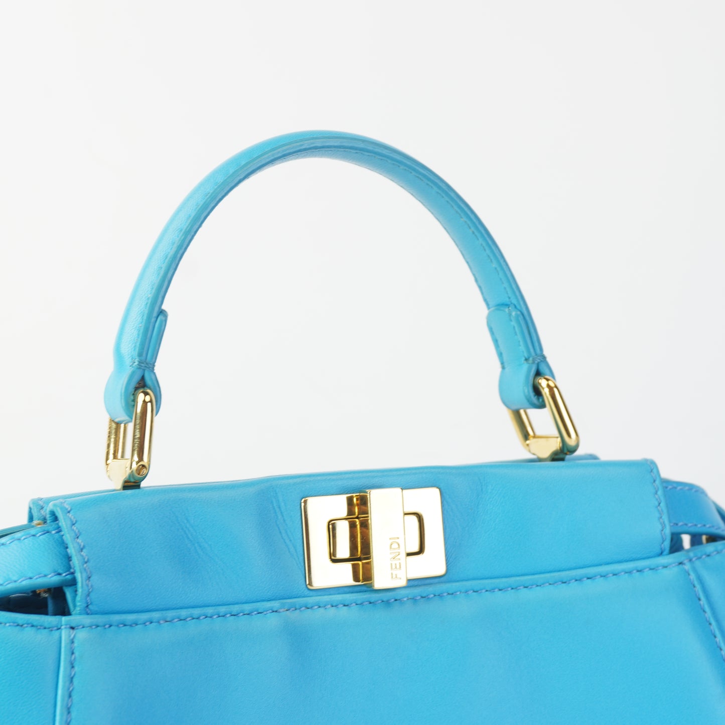 Fendi Peekaboo Mini Sky Blue