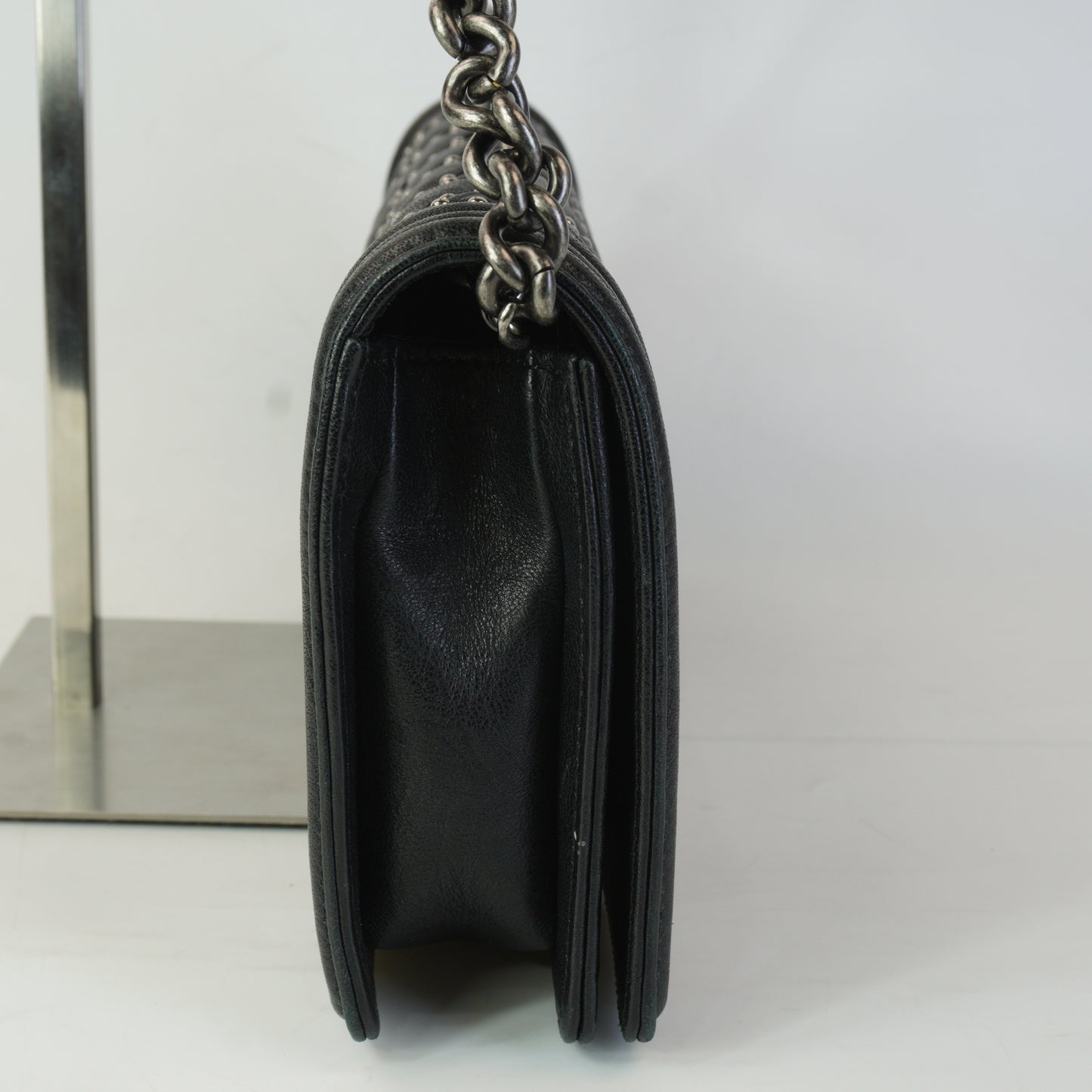 Chanel	East West Leboy Studded Black MHW