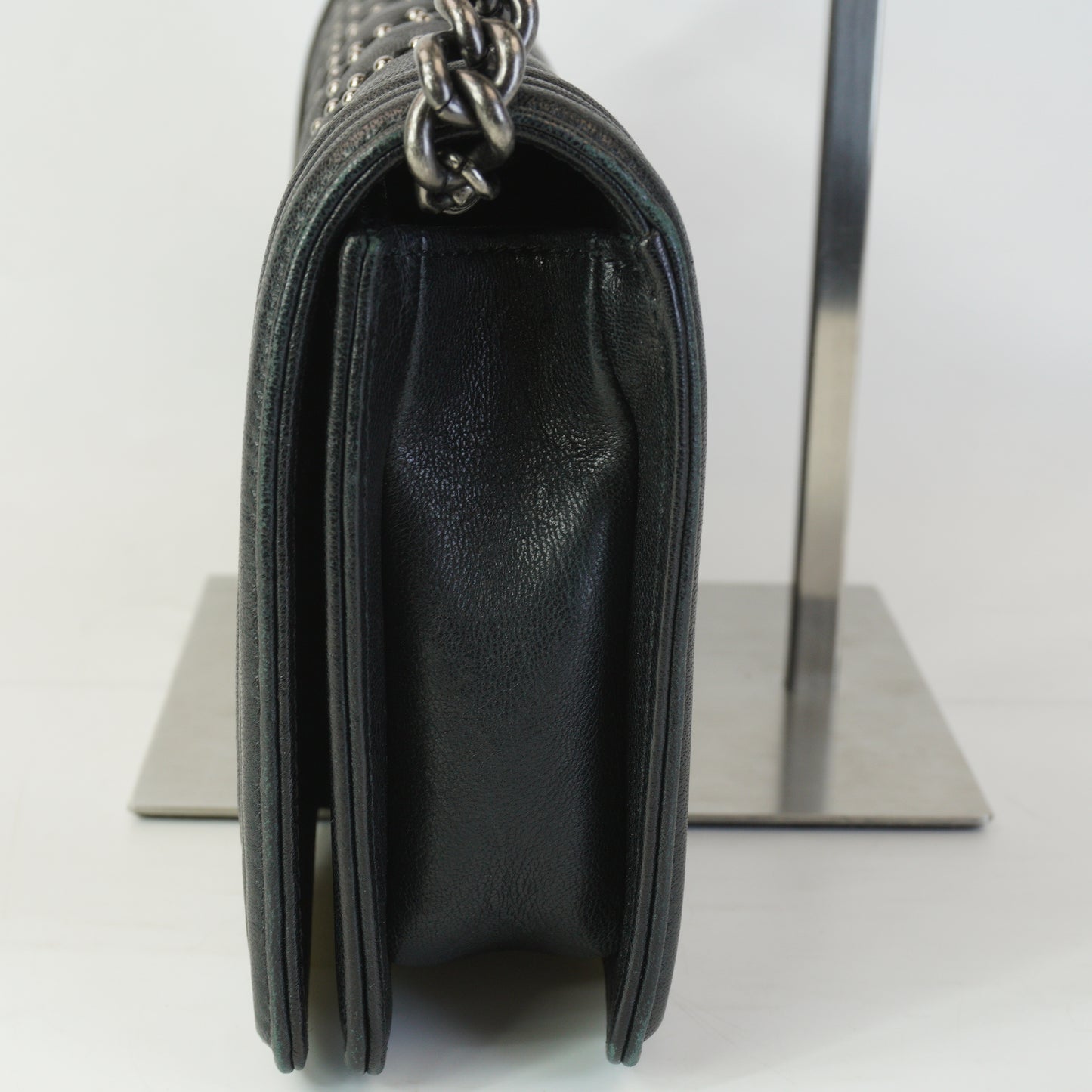 Chanel	East West Leboy Studded Black MHW