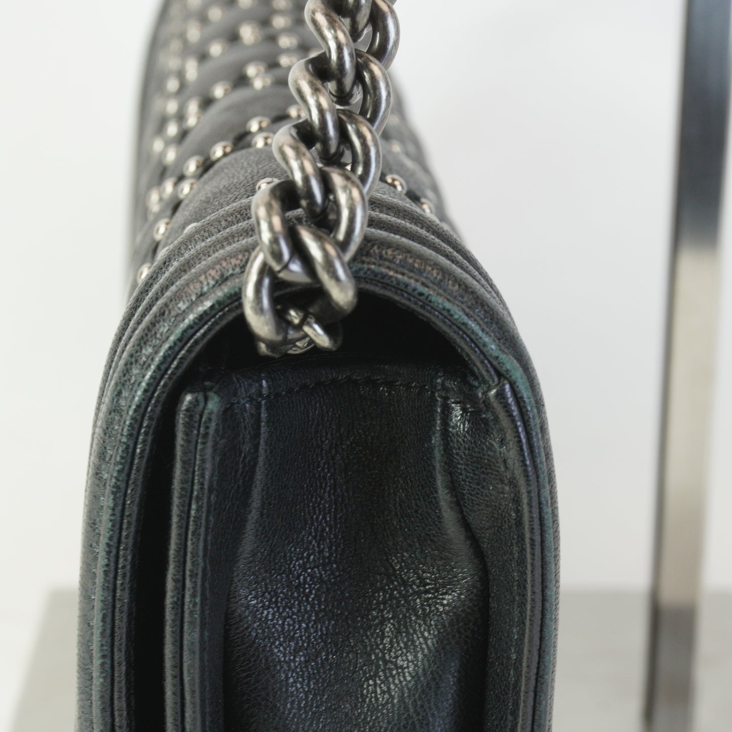 Chanel	East West Leboy Studded Black MHW