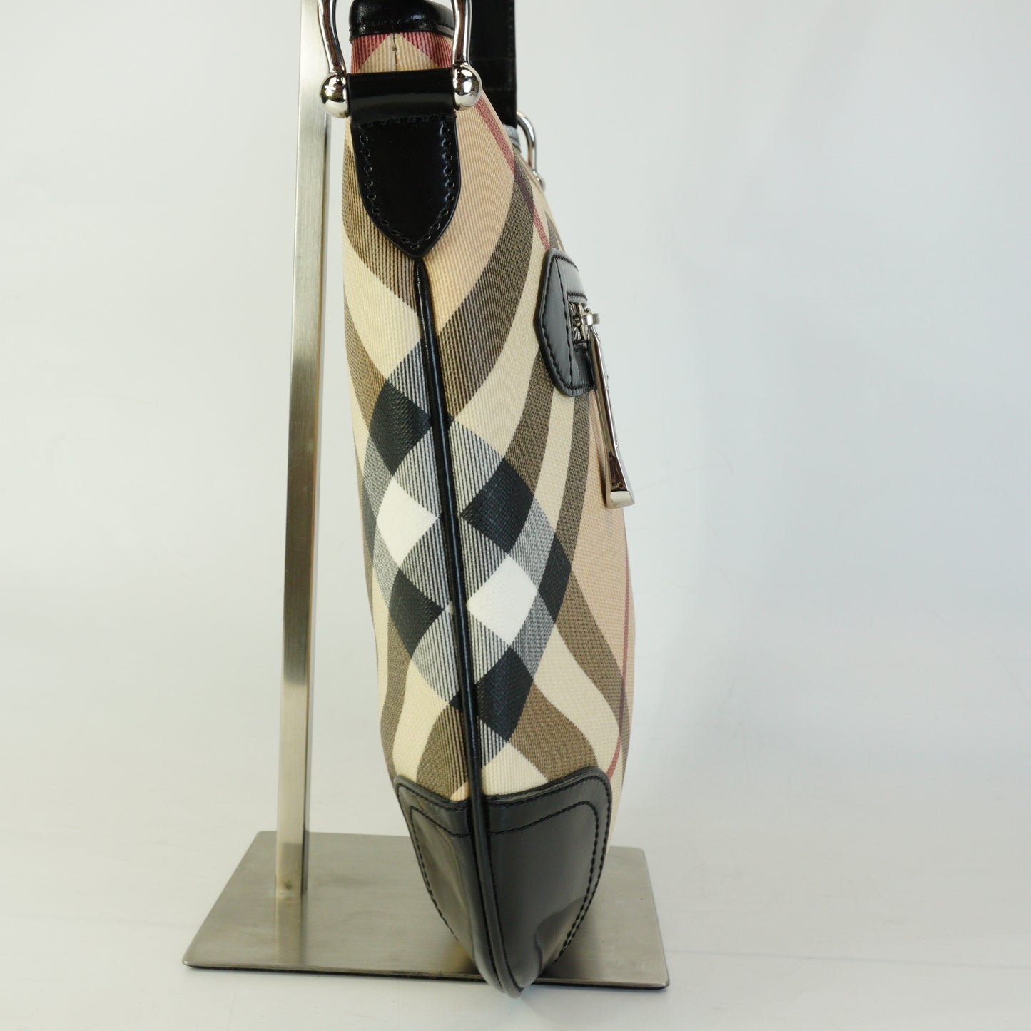 Burberry	Supernova Check Dryden Crossbody Medium Black Trims SHW