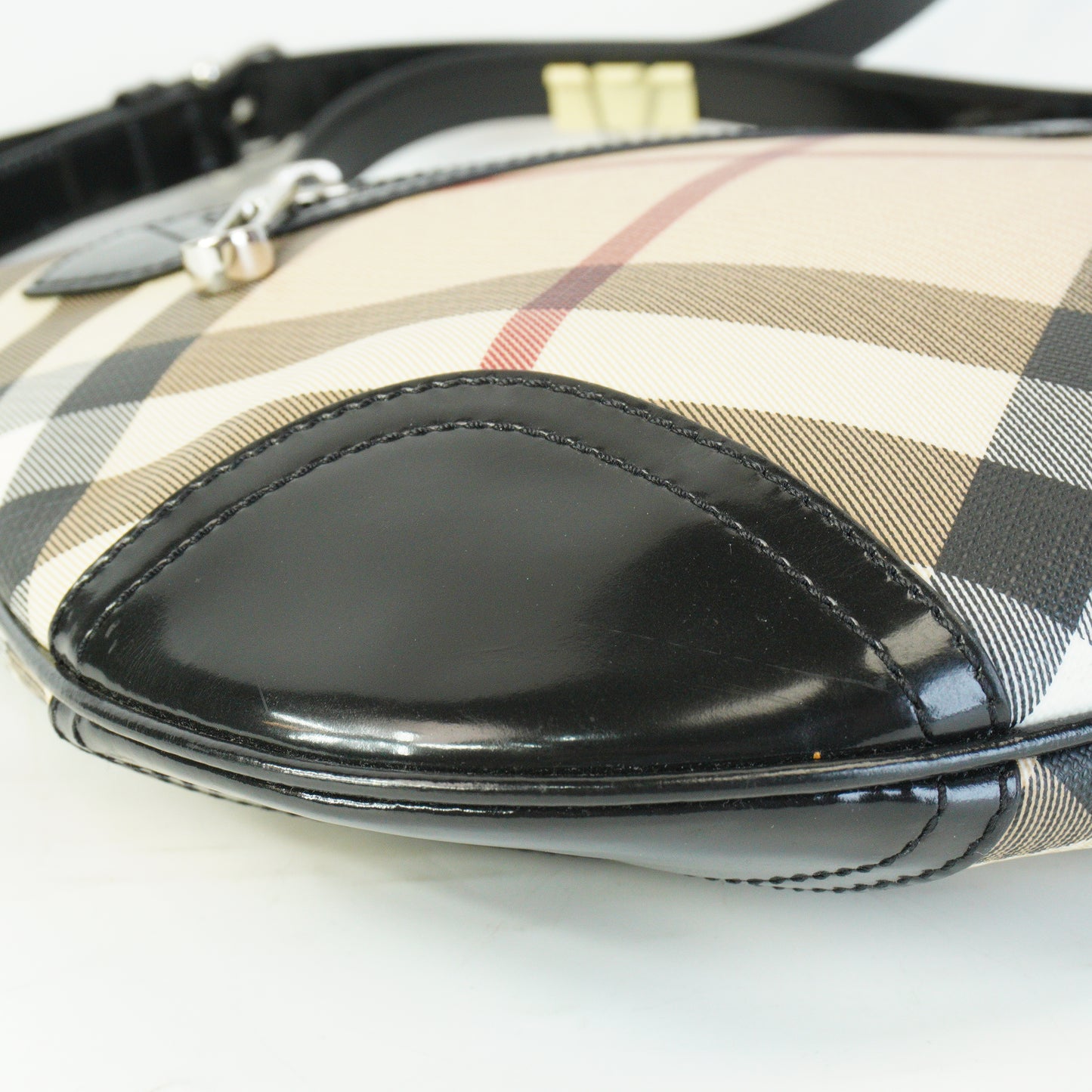 Burberry	Supernova Check Dryden Crossbody Medium Black Trims SHW