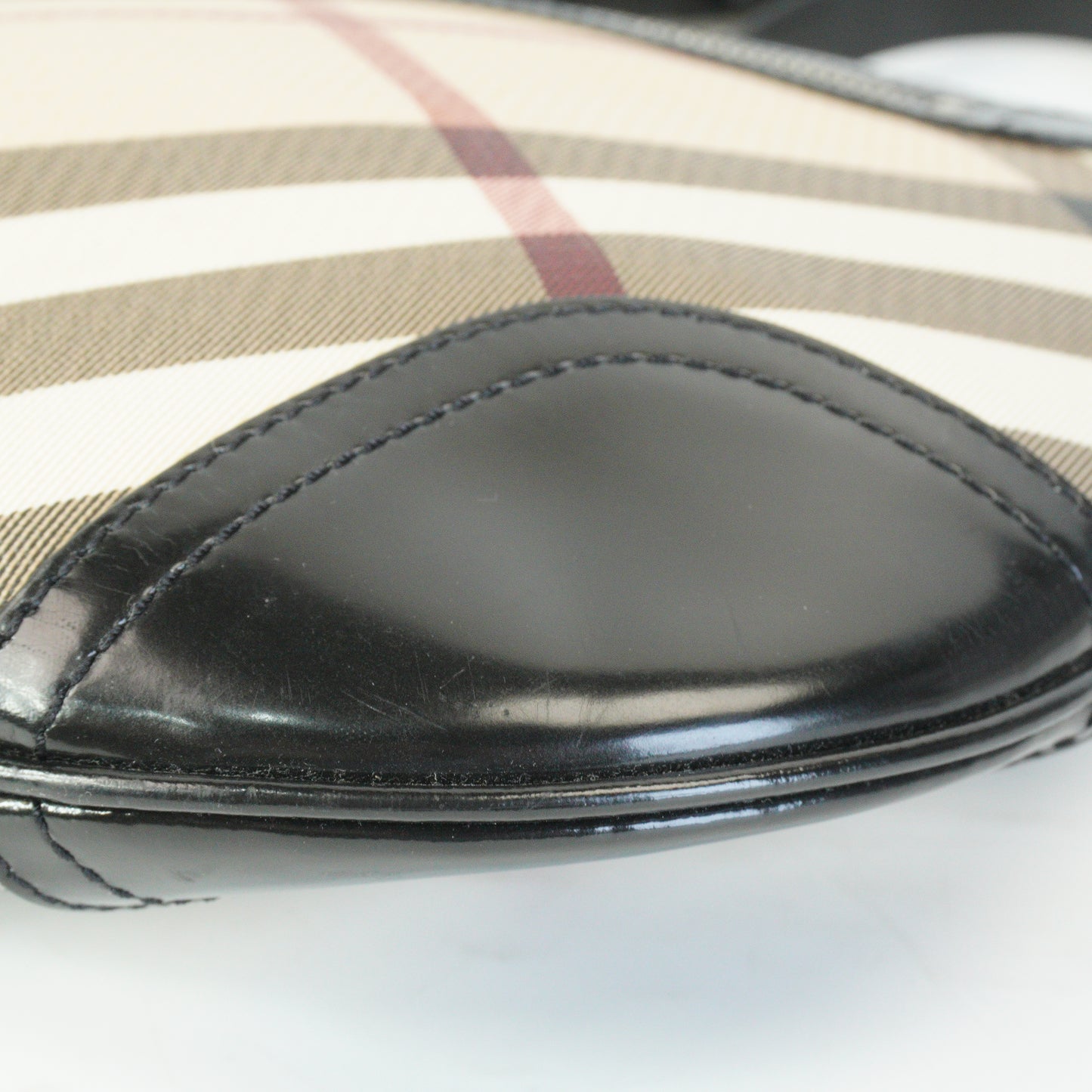 Burberry	Supernova Check Dryden Crossbody Medium Black Trims SHW