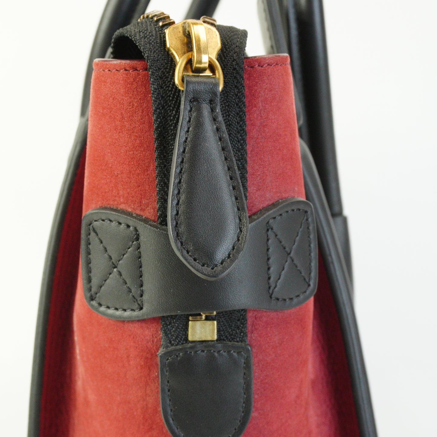 Celine Tricolor Micro Luggage Tote Medium GHW