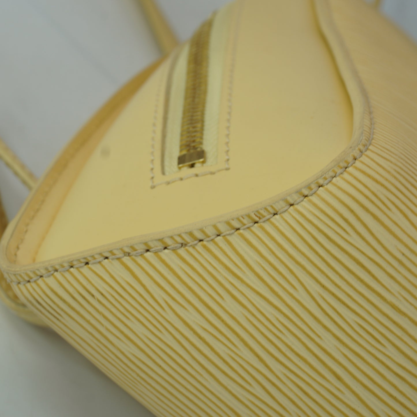 Louis Vuitton	Epi Leather Mabillon Backpack Yellow