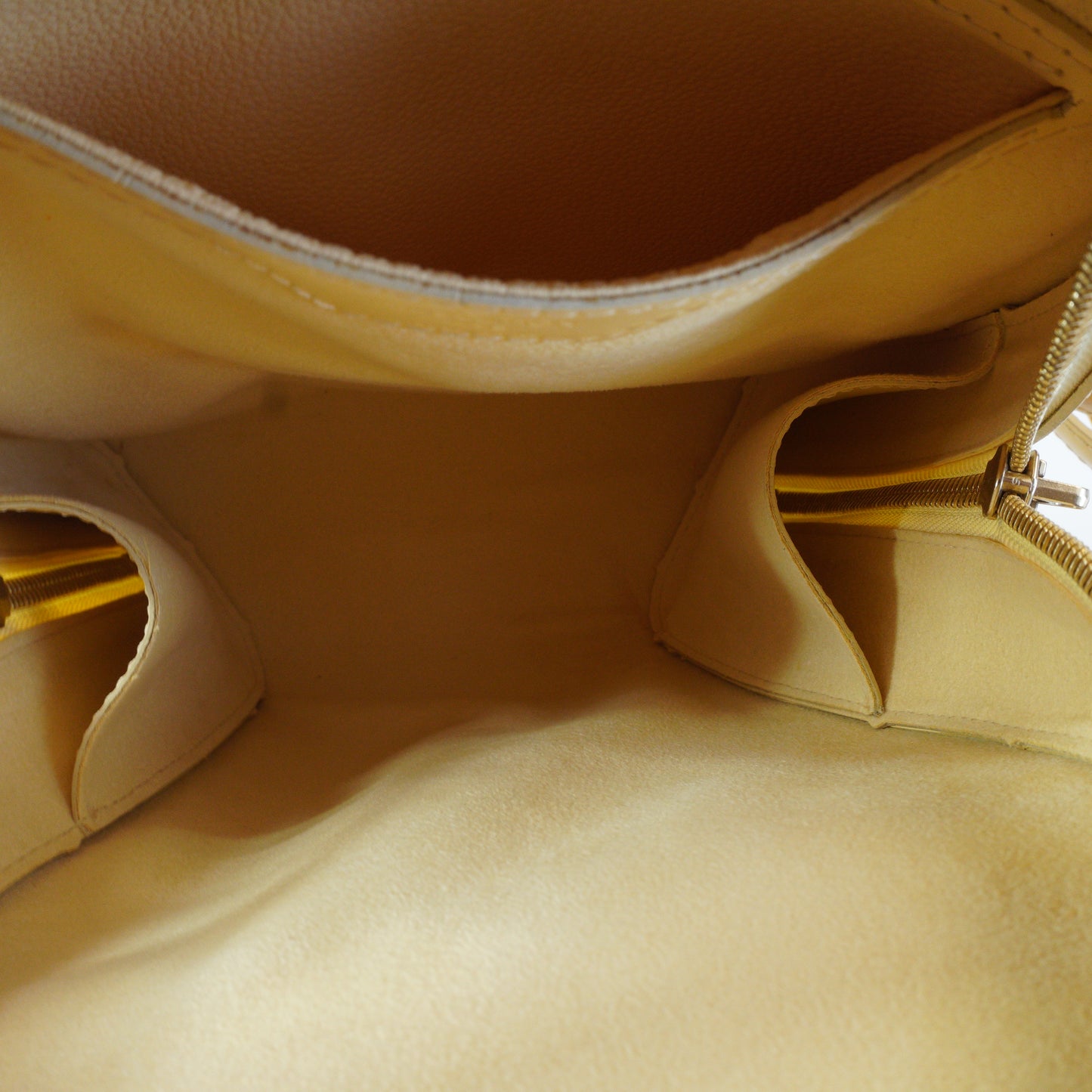 Louis Vuitton	Epi Leather Mabillon Backpack Yellow