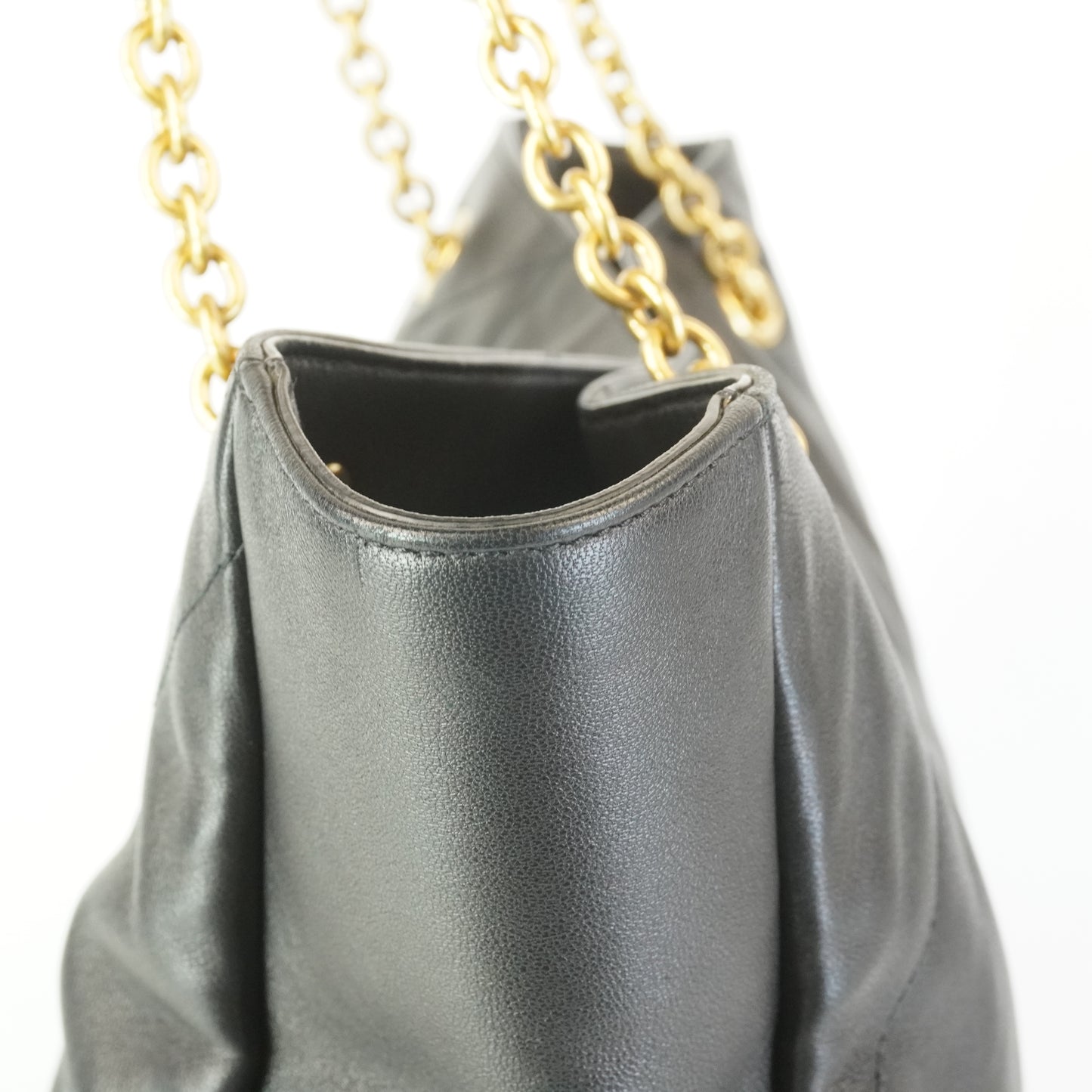 YSL	Tote Gold Chain