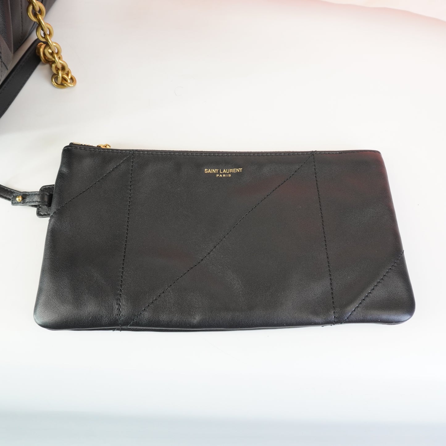 YSL	Tote Gold Chain