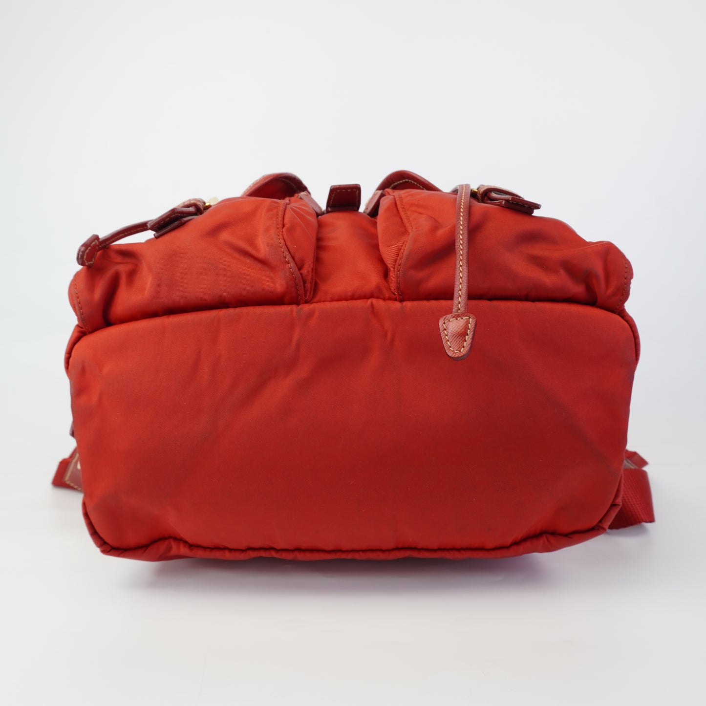 Prada  Tessuto Nylon Backpack Red