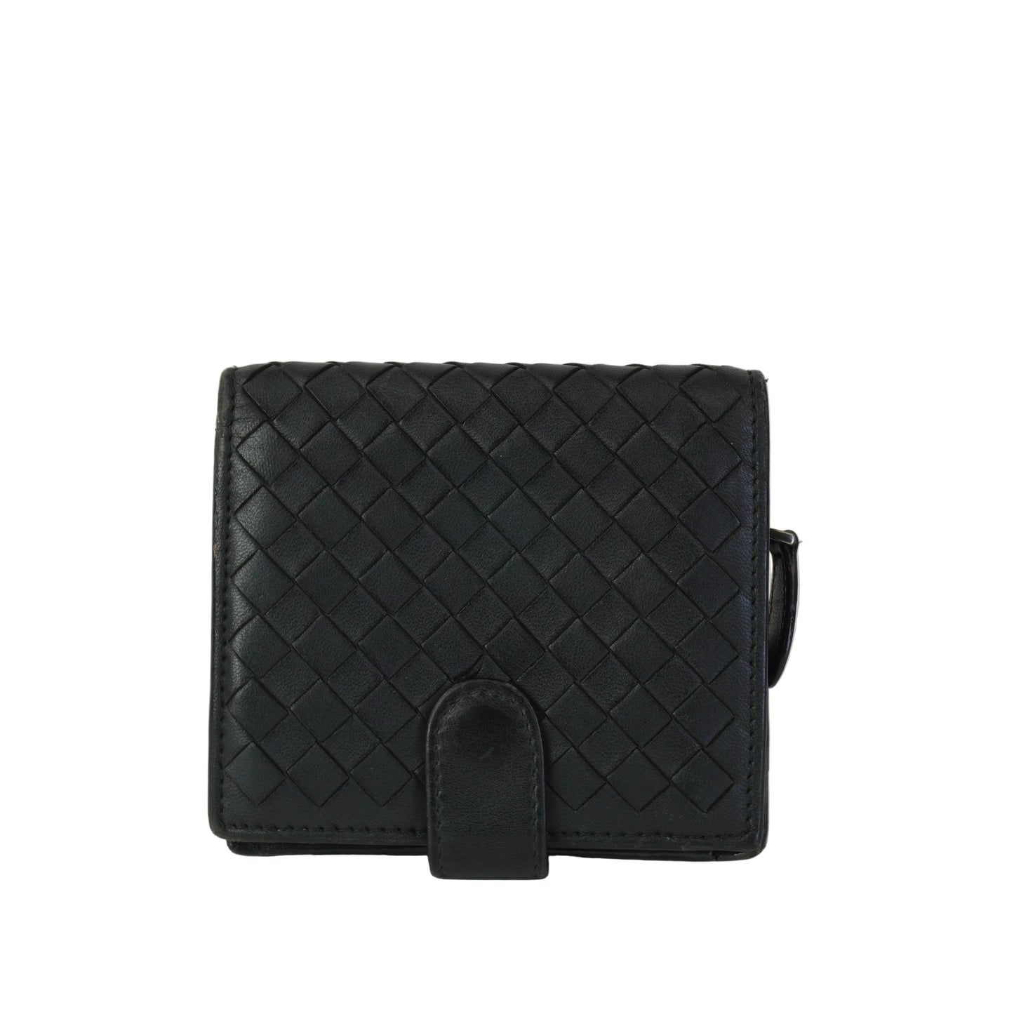 Bottega Veneta Bi-Fold Wallet Black Small