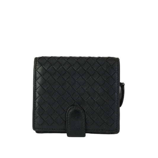 Bottega Veneta Bi-Fold Wallet Black Small