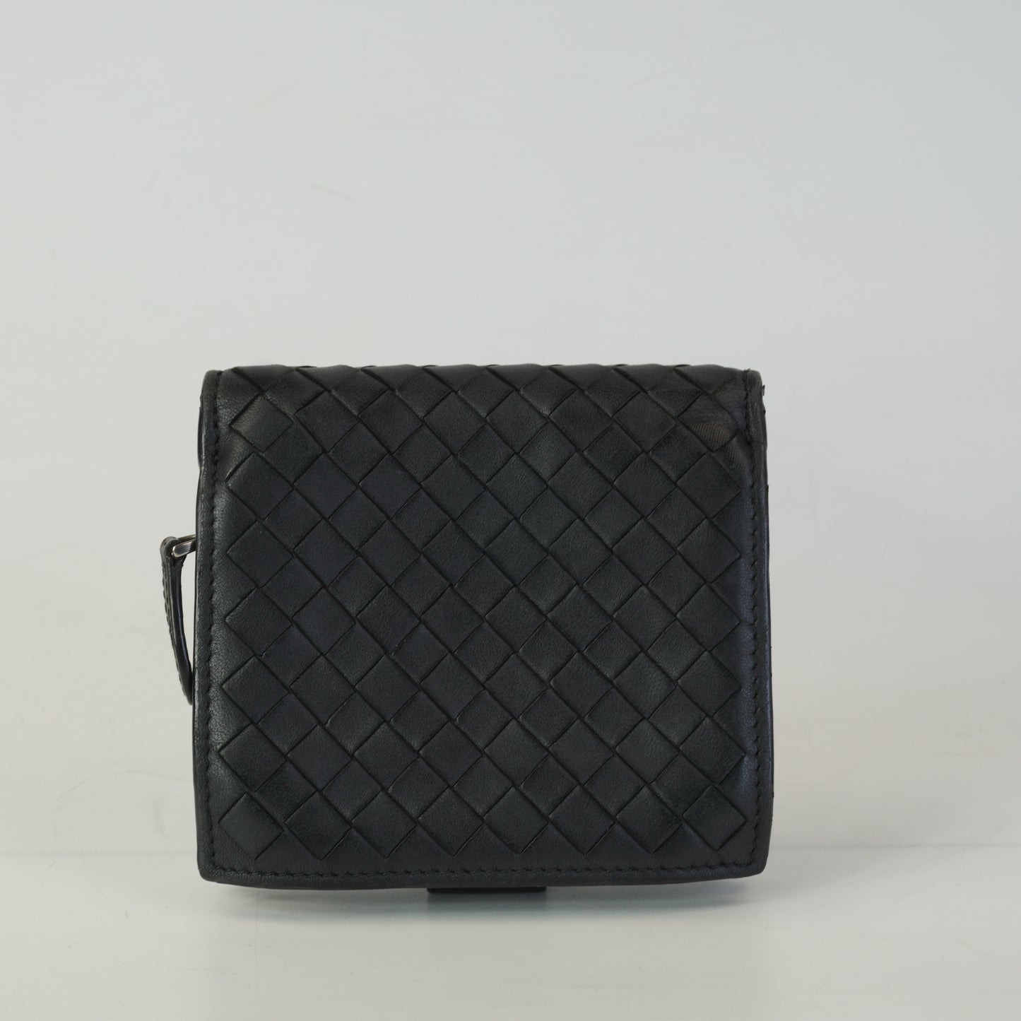 Bottega Veneta Bi-Fold Wallet Black Small