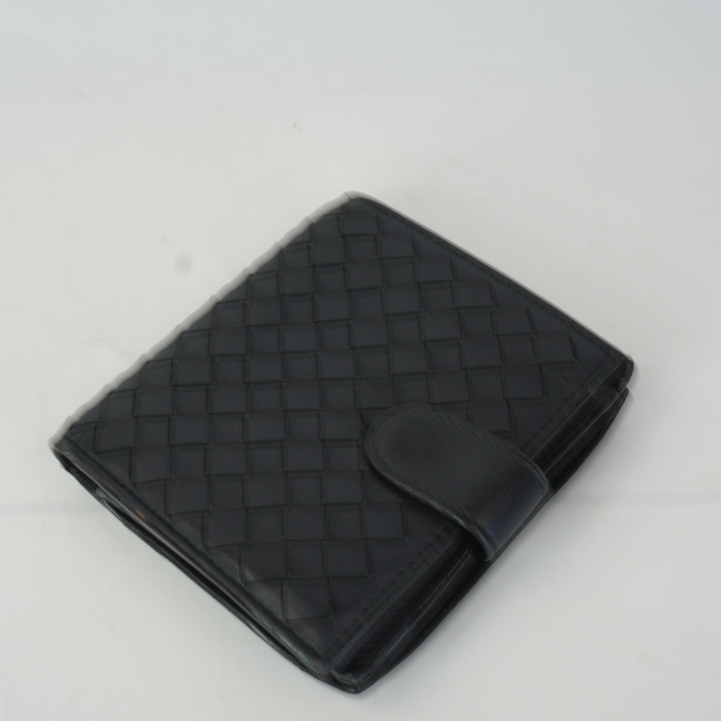 Bottega Veneta Bi-Fold Wallet Black Small