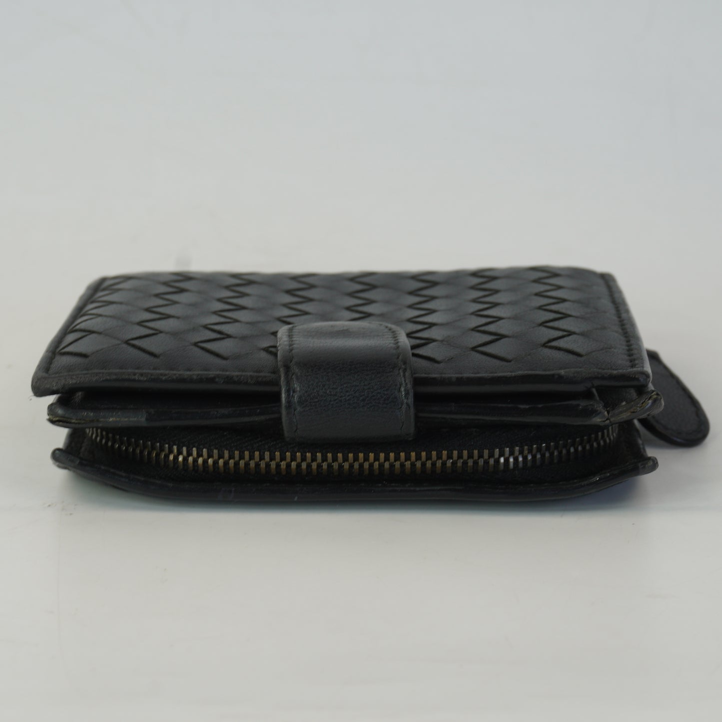 Bottega Veneta Bi-Fold Wallet Black Small