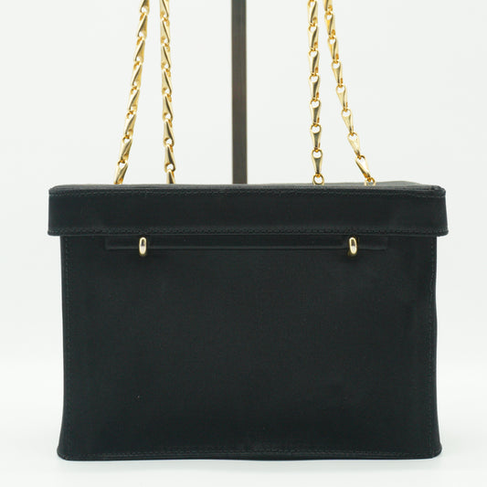 Celine Black Evening Handbag Small GHW