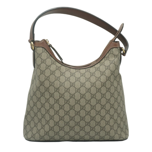 Gucci	GG Supreme Linea A  Hobo Bag Medium GHW