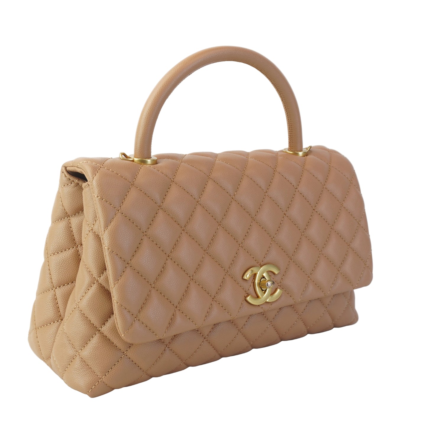 Chanel Coco Handle Beige