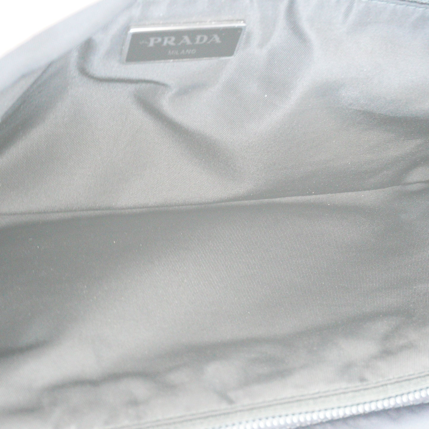 Prada Marsupio Crossbody Belt Bag Navy Blue SHW