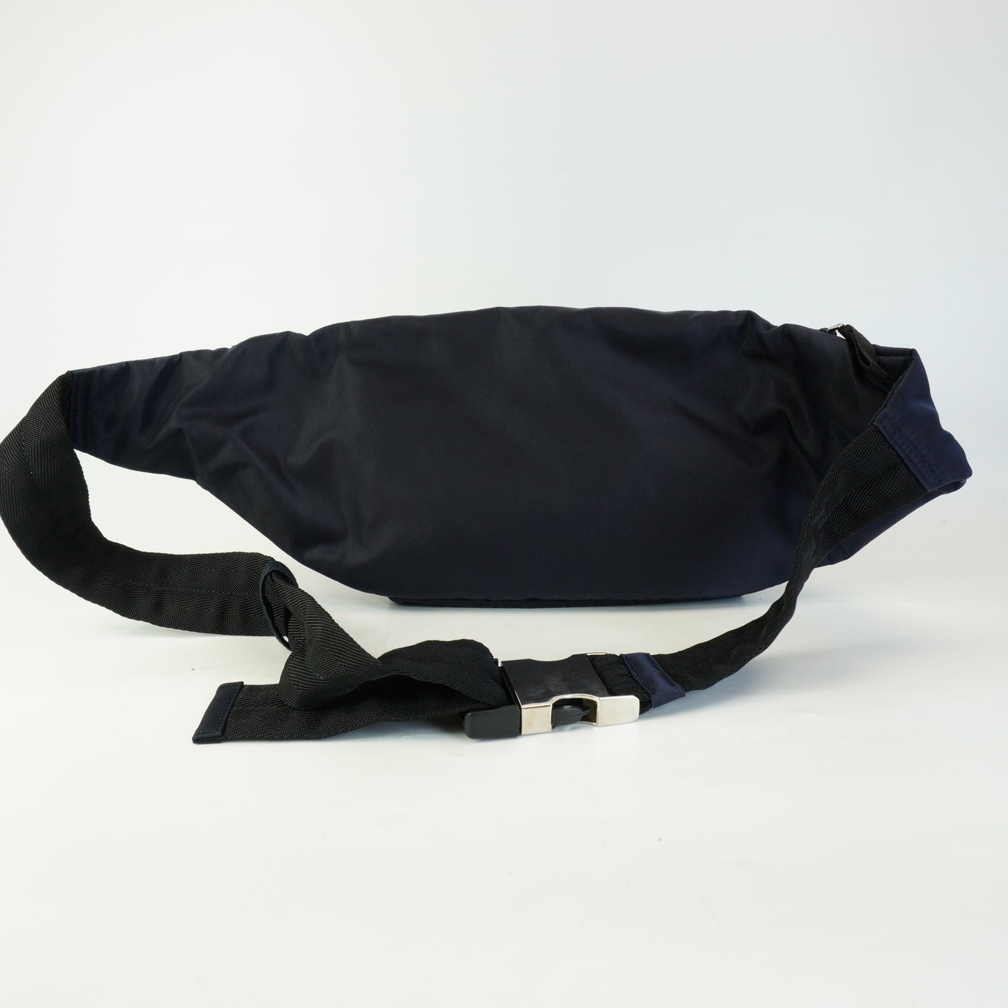 Prada Marsupio Crossbody Belt Bag Navy Blue SHW