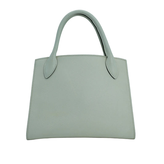 Prada Monochrome Saffiano Leather Bag White Medium GHW