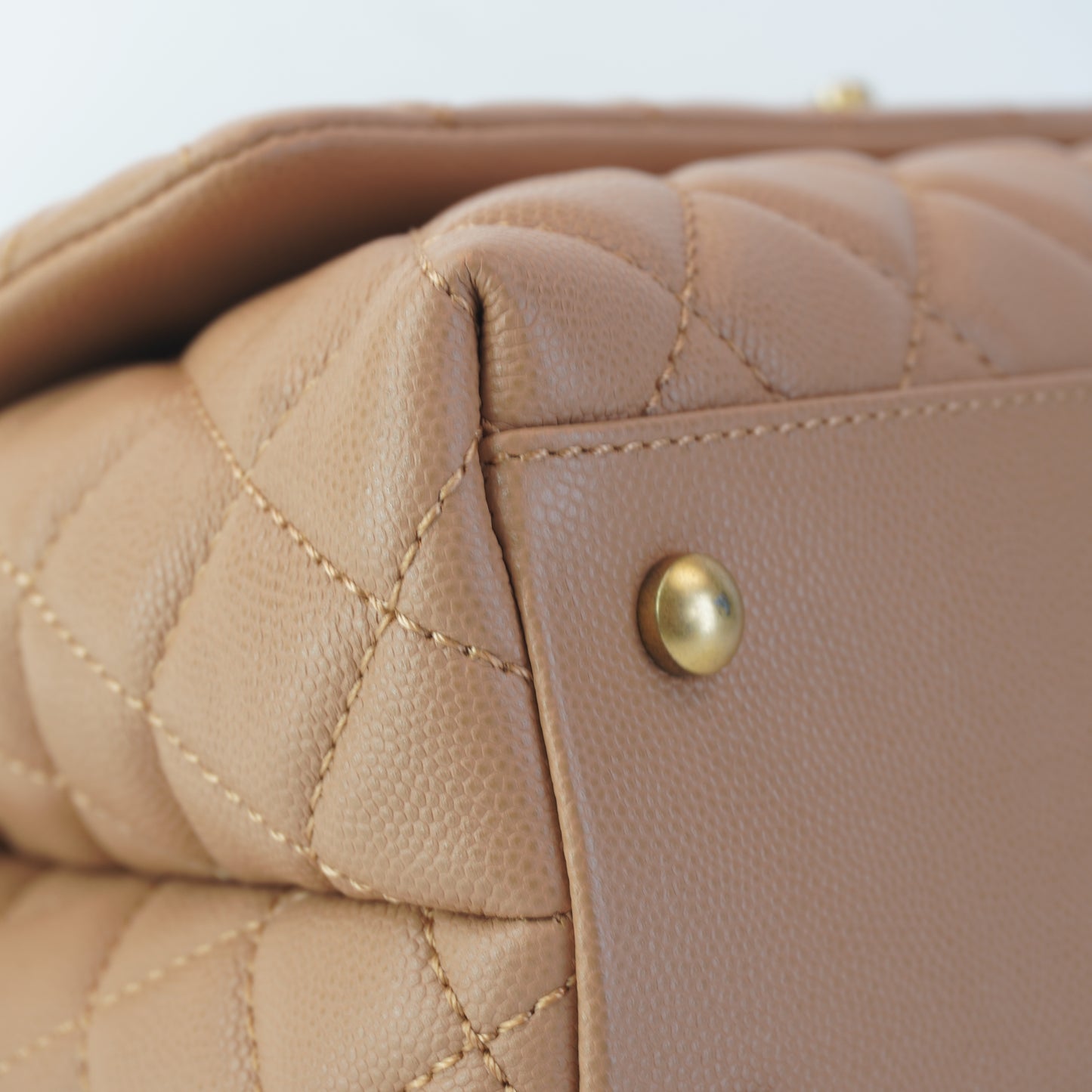 Chanel Coco Handle Beige